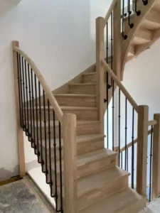 escalier sur-mesure bois