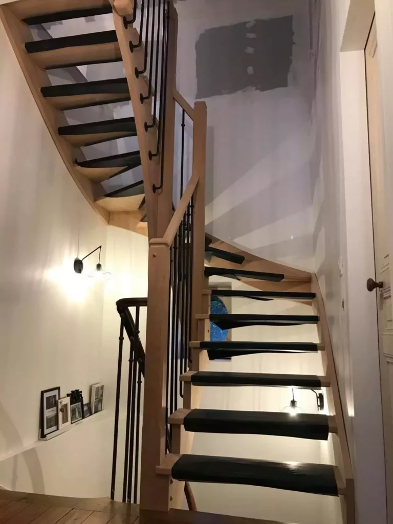 ESCALIER_Limons crémaillères bois
