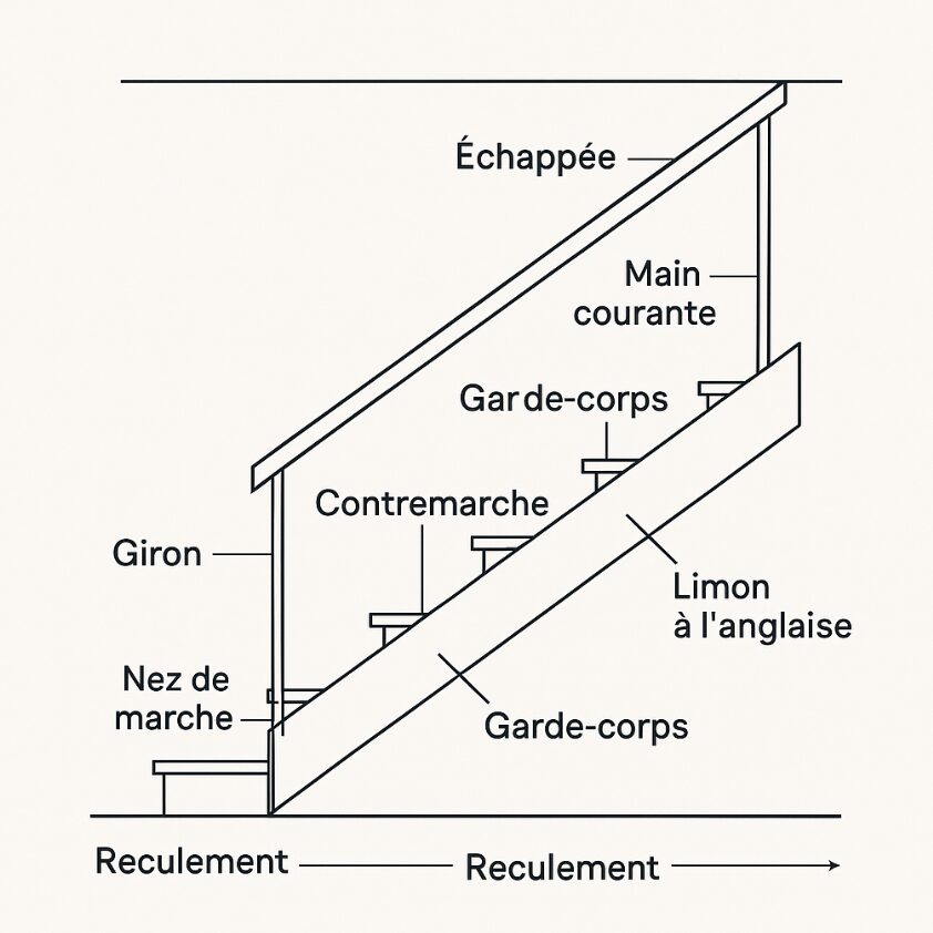 vocabulaire escalier